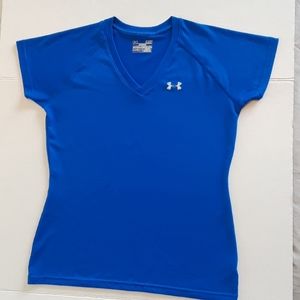 Under Armour Heatgear V-Neck Women Athletic Top